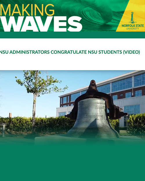 nsu admistratpors congratulate nsu students (video)