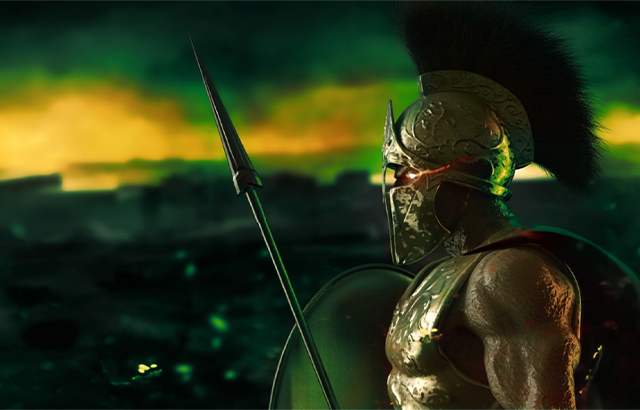 Spartan warrior photo